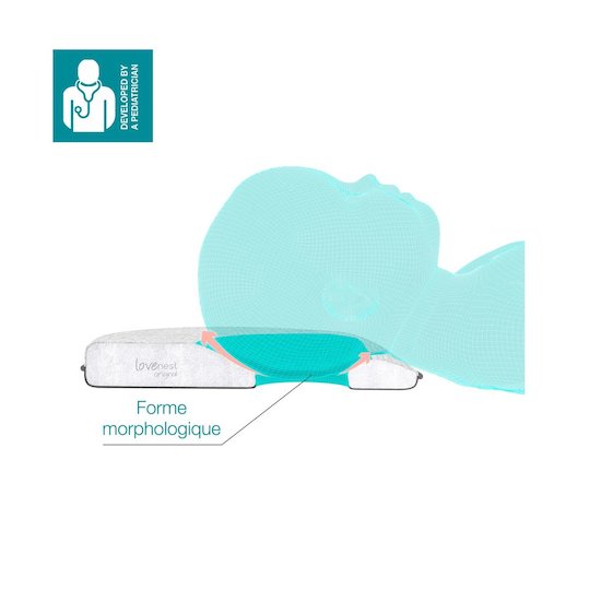 Babymoov Coussin de tête Lovenest Original Blanc  Babymoov Coussin de tête Lovenest Original Blanc