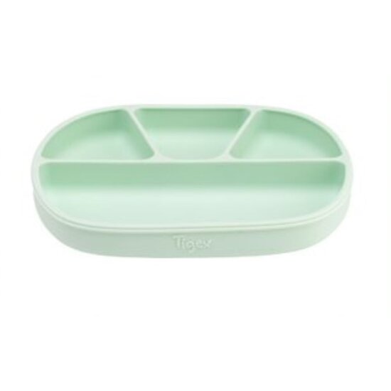Tigex Assiette ventouse 100% Silicone Blanc  Tigex Assiette ventouse 100% Silicone Blanc