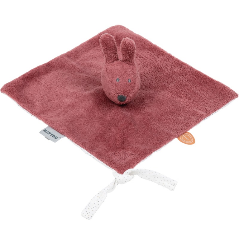 Nattou - Doudou Bonnie lapin ROSE Nattou