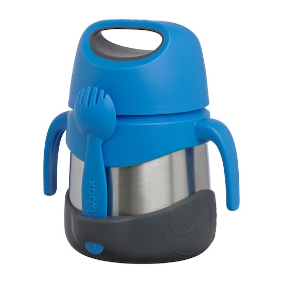 B.Box For Kids Boite à repas isotherme evolutive avec fourchette Blue slate  B.Box For Kids Boite à repas isotherme evolutive avec fourchette Blue slate