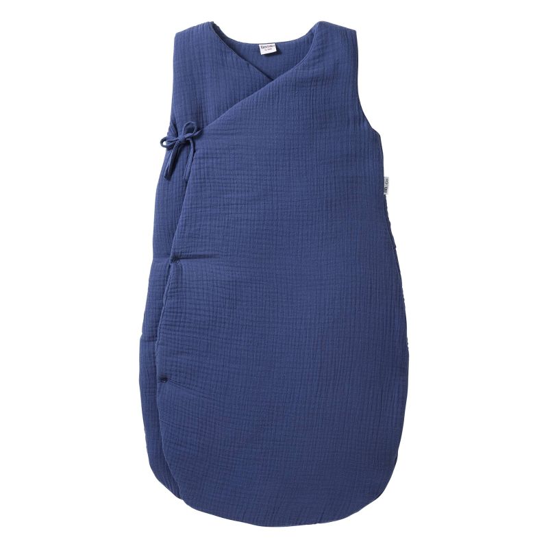 BB & Co - Gigoteuse double gaze ouatinée forme kimono - Mix & Match BLEU BB&Co