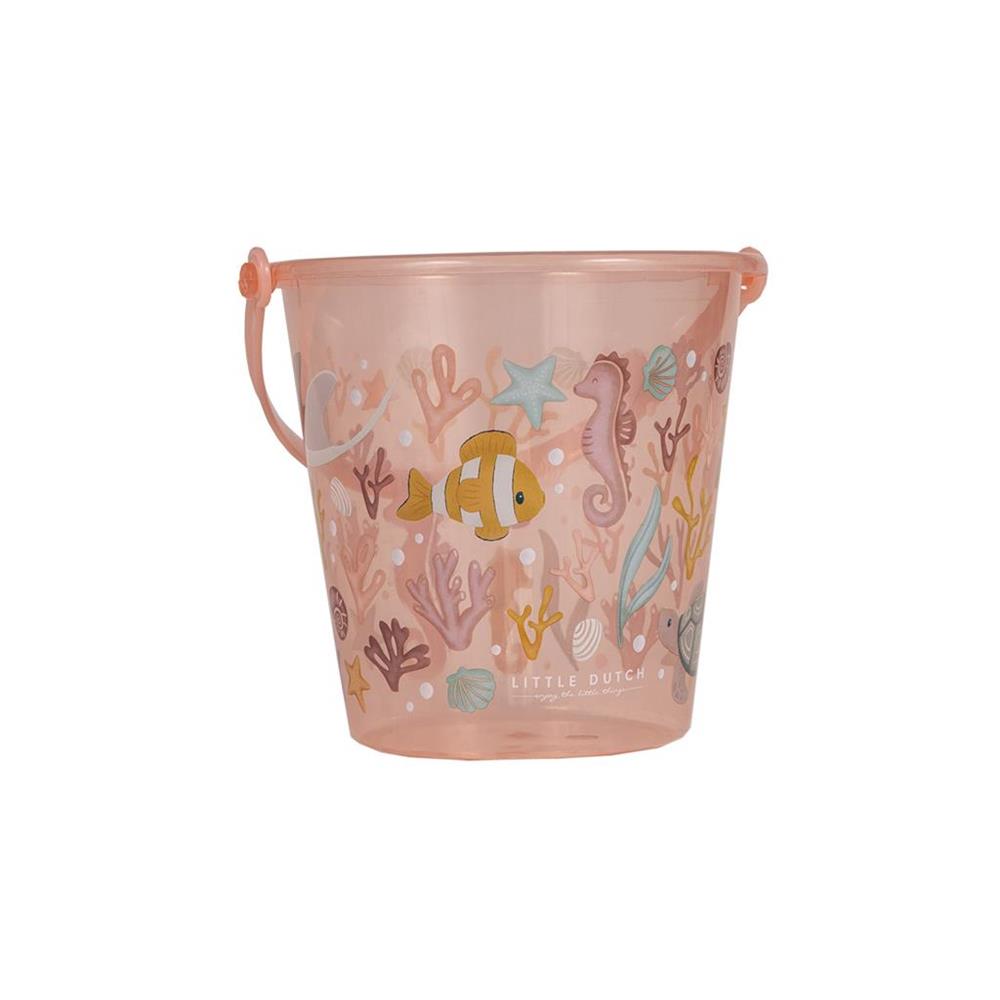LITTLE DUTCH - Seau de plage ROSE Little Dutch