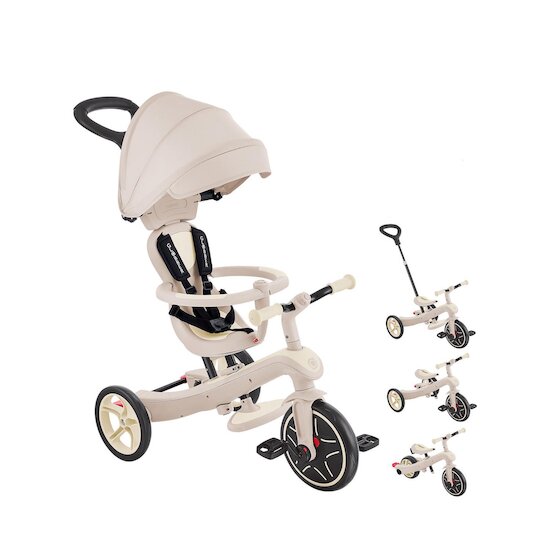 Globber Tricycle Explorer 4 en 1 Ecologic Noix de coco  Globber Tricycle Explorer 4 en 1 Ecologic Noix de coco