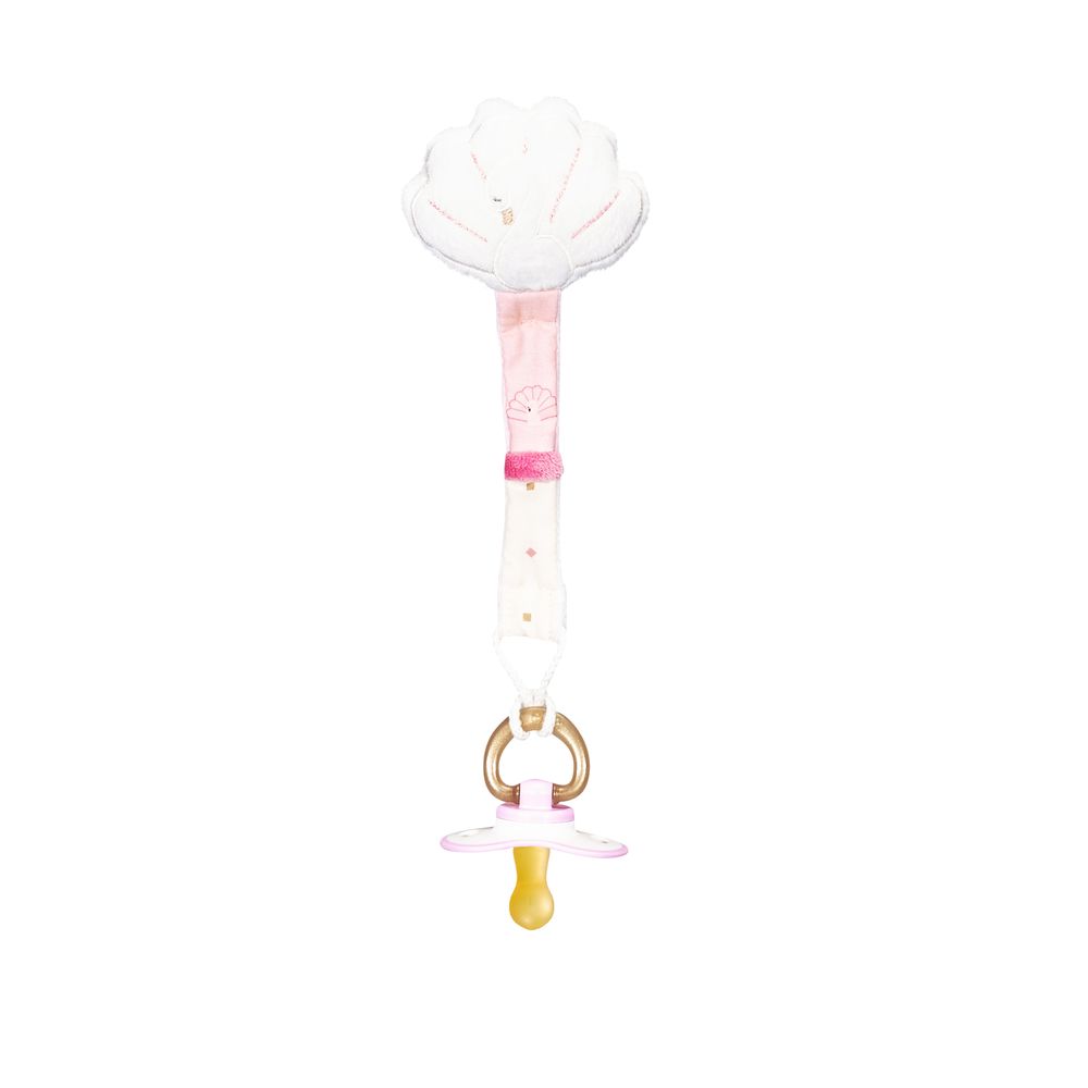 Attache sucette Swan BLANC Sauthon