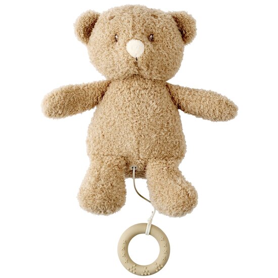 Nattou Peluche musicale Bébé Ours Bouclette Teddy Caramel  Nattou Peluche musicale Bébé Ours Bouclette Teddy Caramel