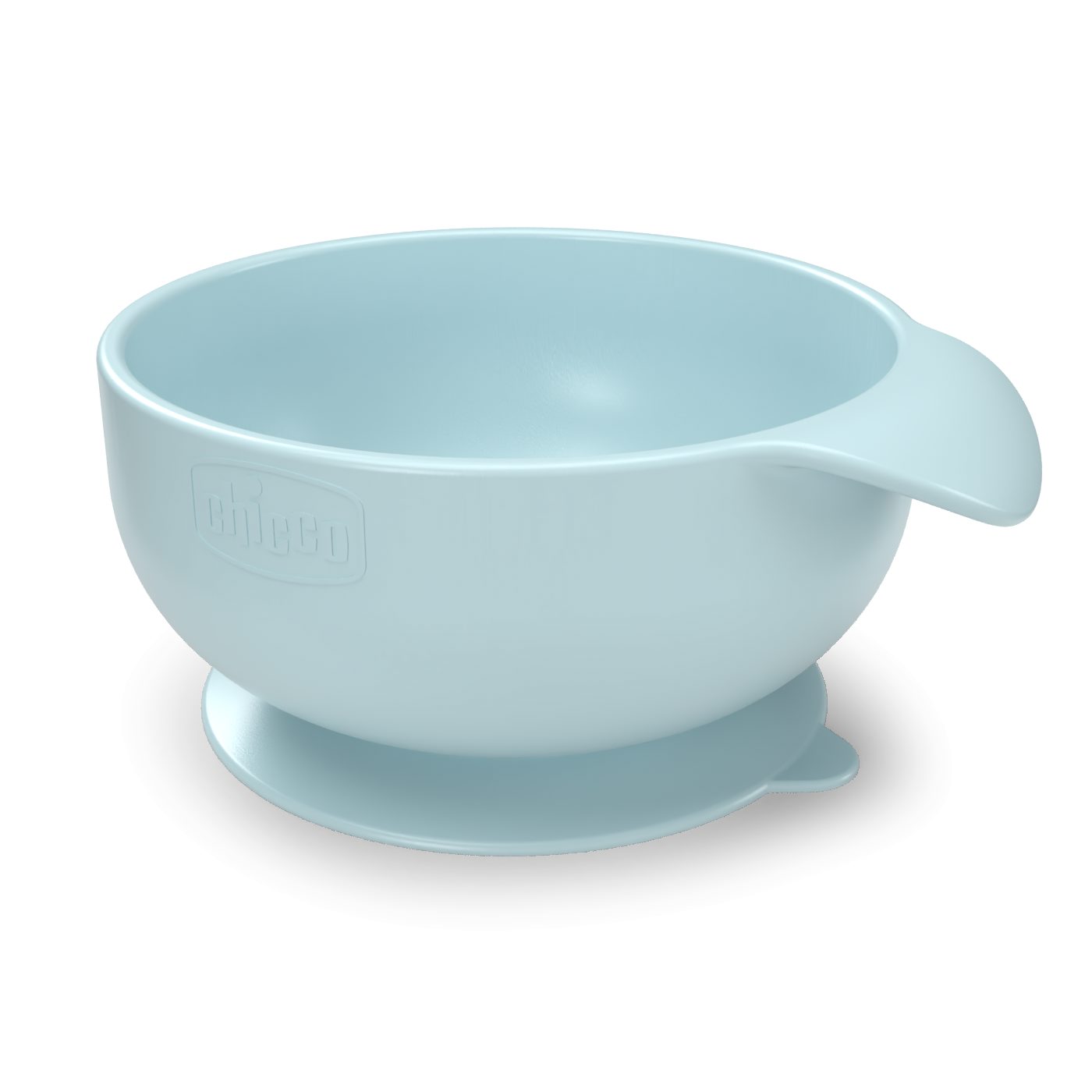 Chicco - Bol en silicone avec ventouse BLEU Chicco