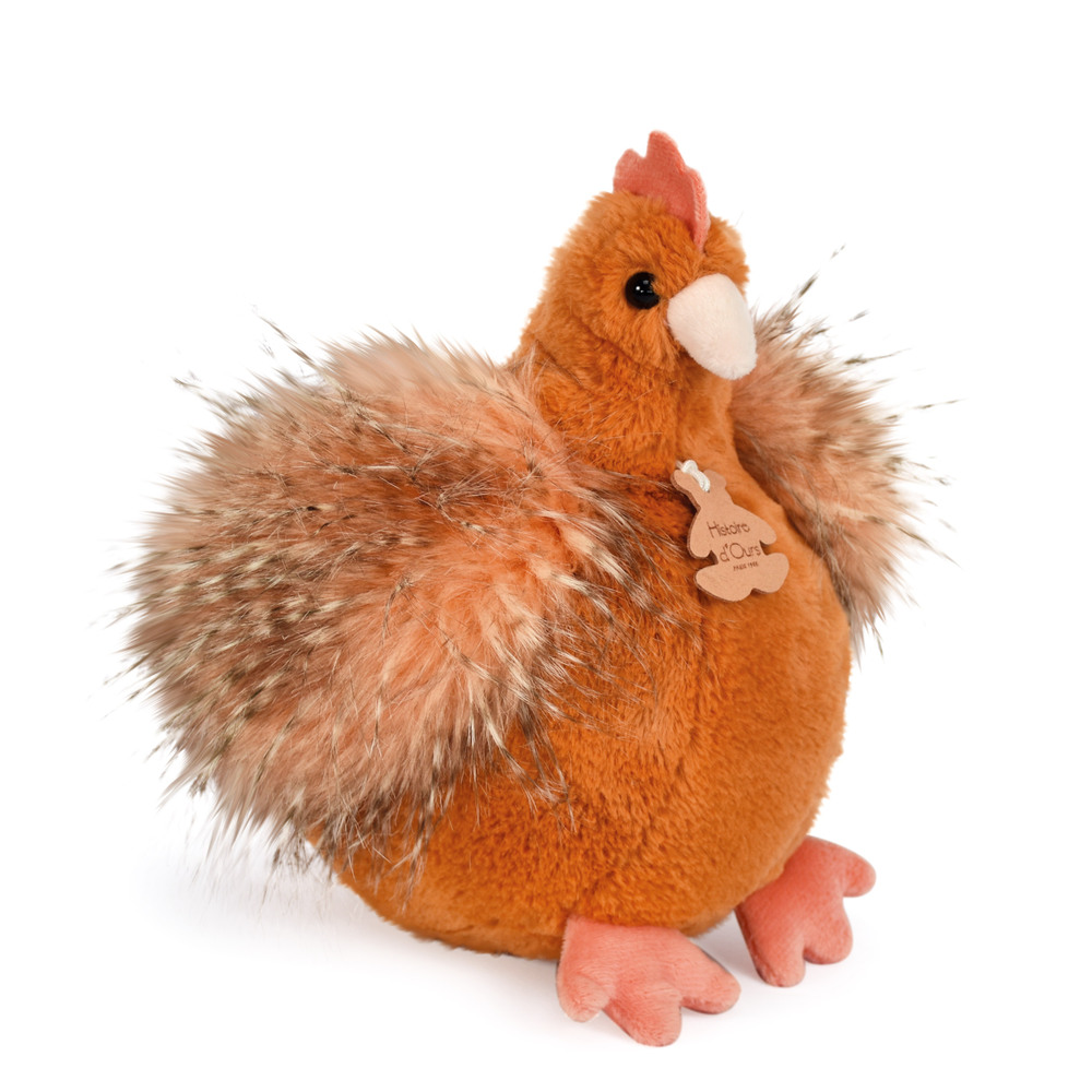HISTOIRE D'OURS - Peluche Les poulettes ORANGE Histoire d'Ours