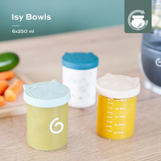 Babymoov Pots de conservation verre Isy bowls   Babymoov Pots de conservation verre Isy bowls