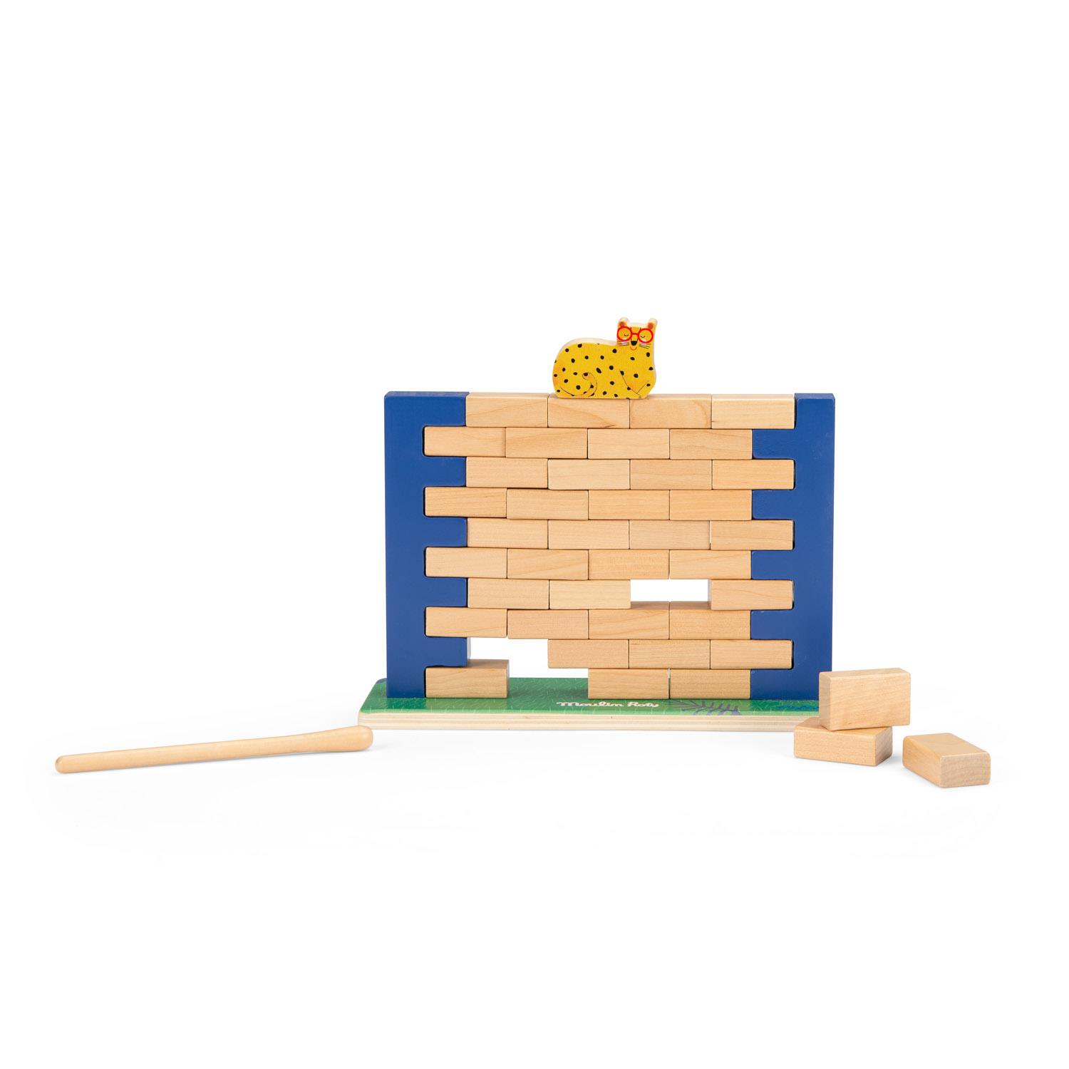 MOULIN ROTY - Jeu d'empilage Mur Les Toupitis MULTICOLORE Moulin Roty