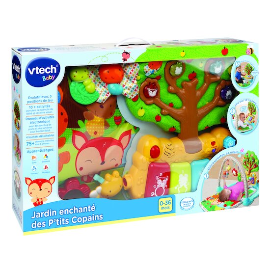 Vtech Baby Tapis d'éveil avec portique Jardin enchanté p'tits copains   Vtech Baby Tapis d'éveil avec portique Jardin enchanté p'tits copains