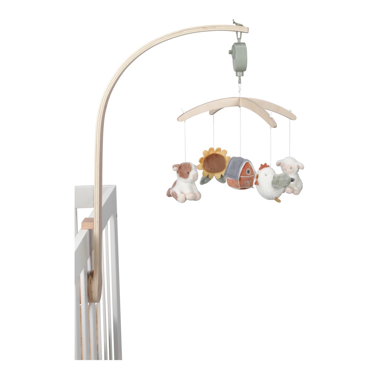 Mobile musical en bois FSC MULTICOLORE Little Dutch