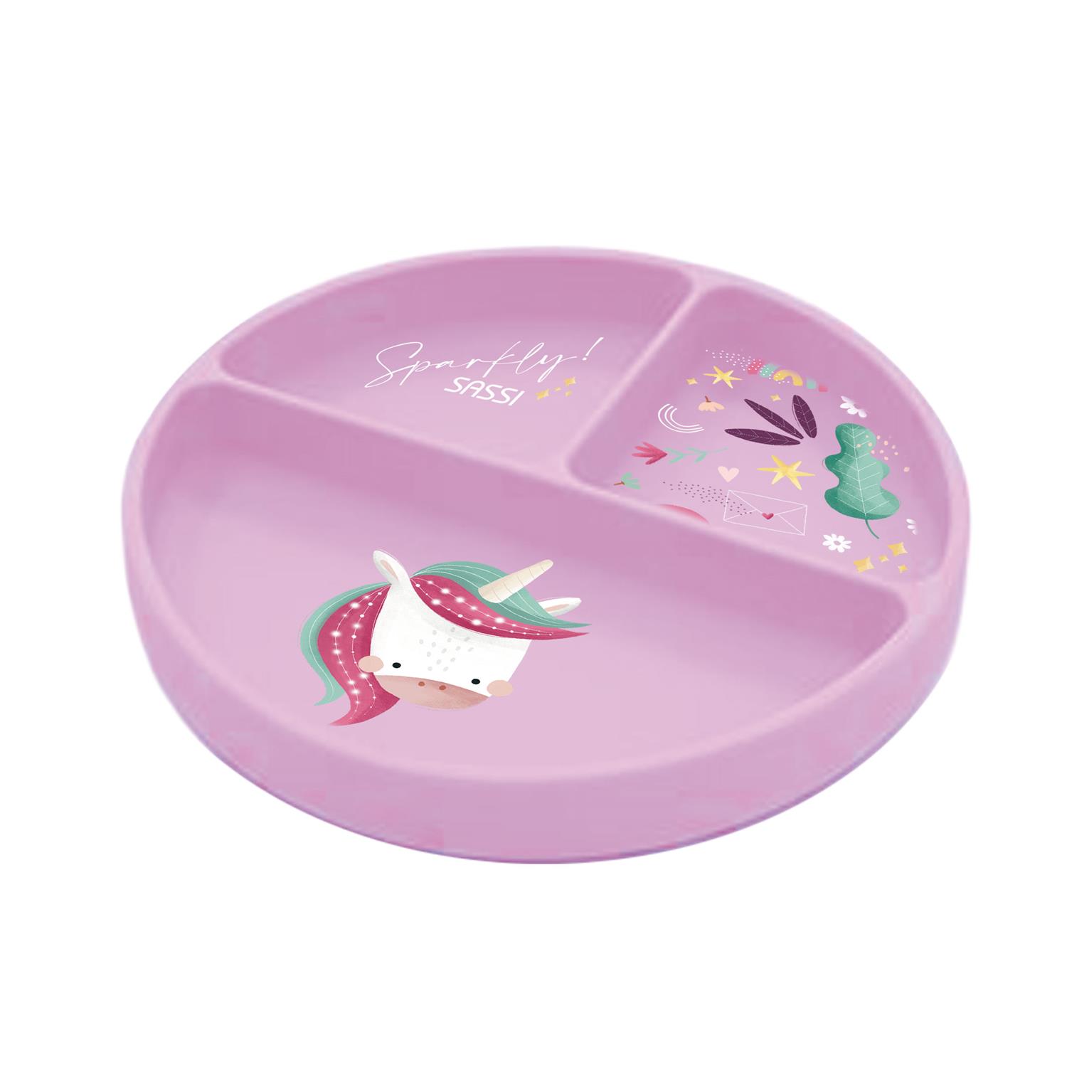 Assiette silicone VIOLET Sassi Junior