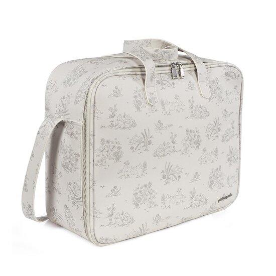 Pasito a Pasito Valise Toile de Jouy Cream  Pasito a Pasito Valise Toile de Jouy Cream