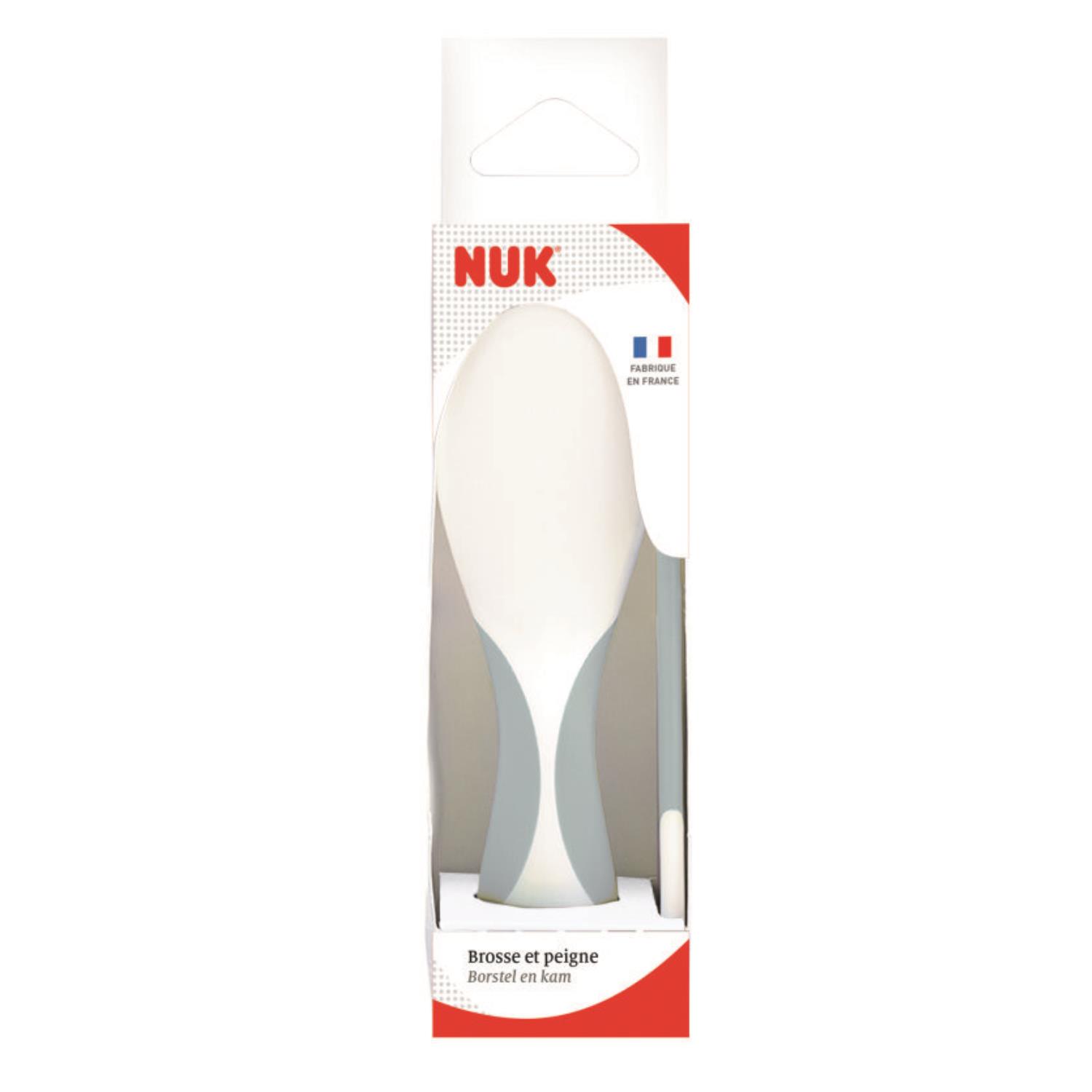 NUK - Brosse et peigne pour bébé BLANC Nuk