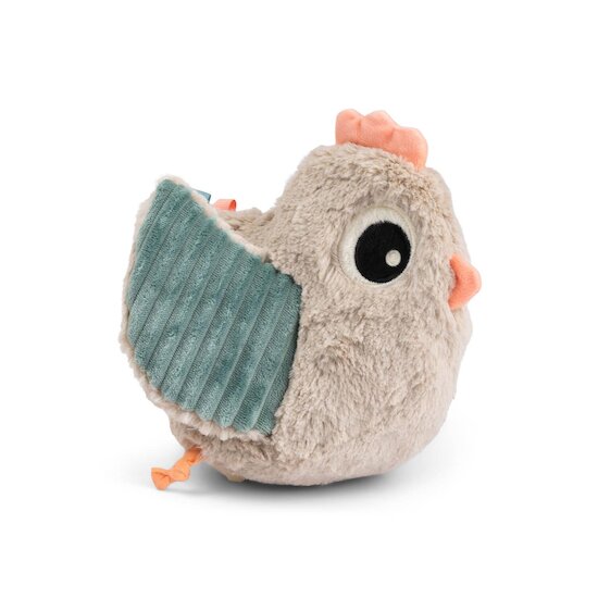 Done by Deer Jouet d'éveil Hide&Seek Clucky Sable 