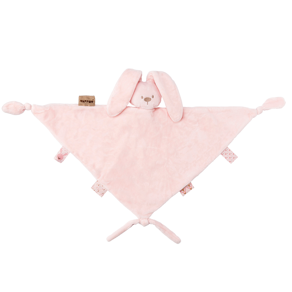 Nattou - Lapidou maxi doudou ROSE Nattou