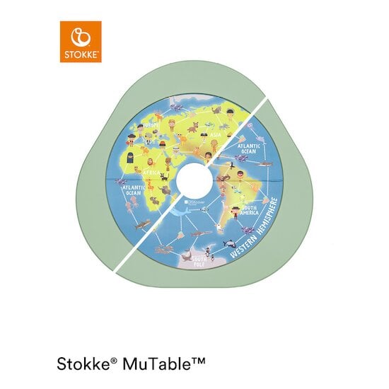 Stokke Plateau de jeu pour table MuTable Autour du monde Multicolore 