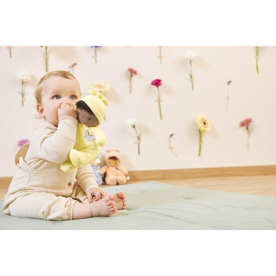 Kaloo Poupée bébé mimosa Jaune 
