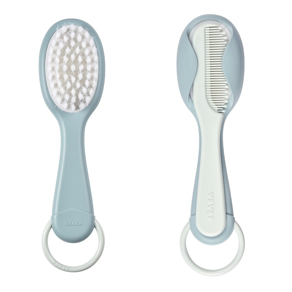 Peigne + brosse BLEU Béaba