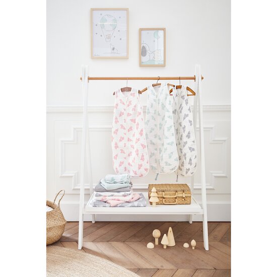 Noukie's Gigoteuse Mix & Match Gris Clair 70 cm Noukie's Gigoteuse Mix & Match Gris Clair 70 cm