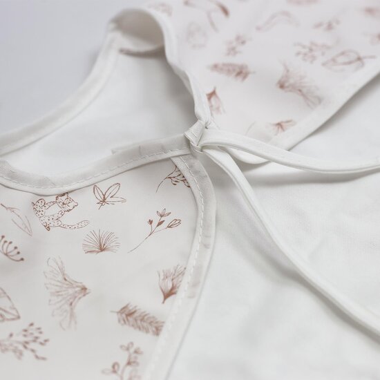 Trois Kilos Sept Bavoir Tablier Pu Beige  Trois Kilos Sept Bavoir Tablier Pu Beige