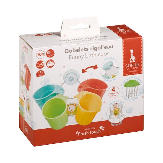 Sophie la girafe Gobelets Rigol'eau Multicolore 
