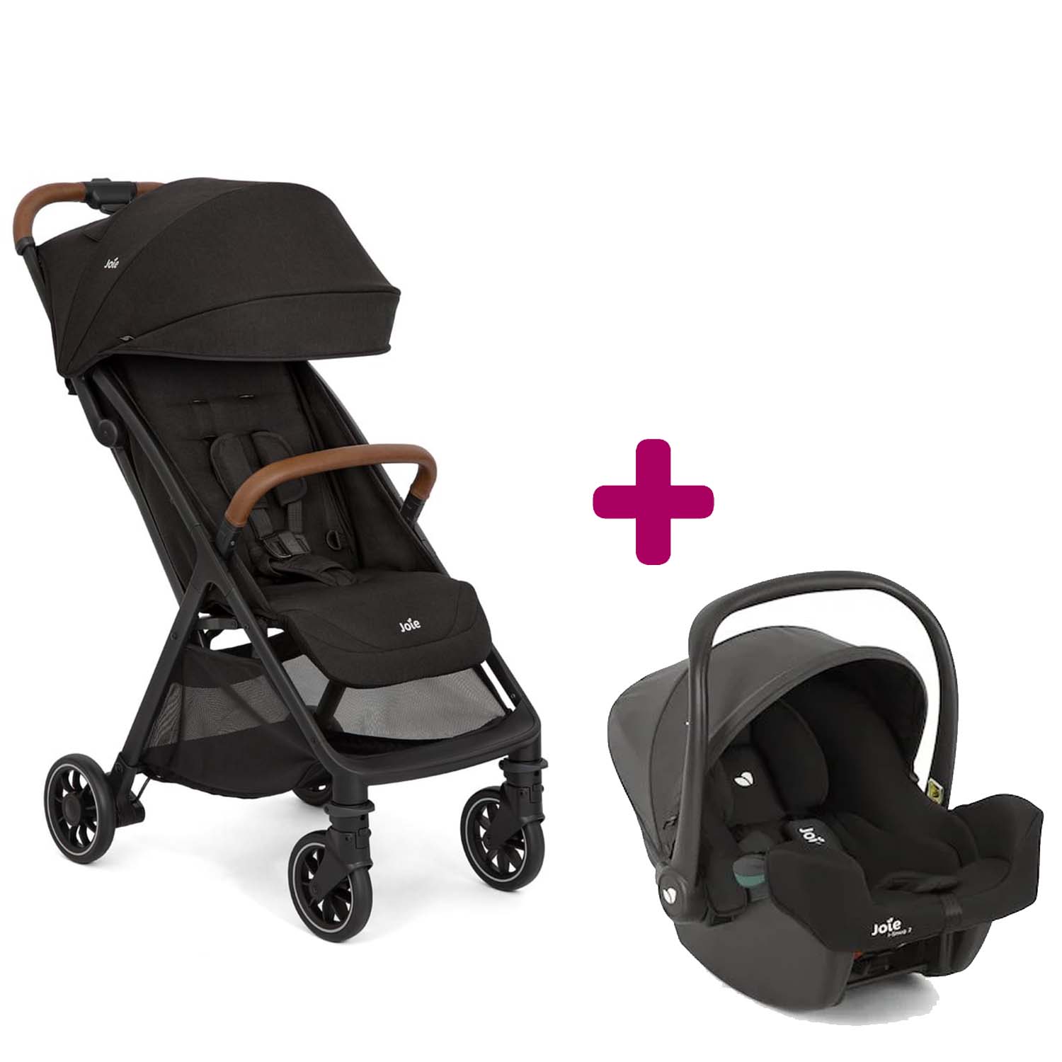 Joie - Pack Poussette duo Pact Pro Shale + coque i-snug 2 Shale  Joie