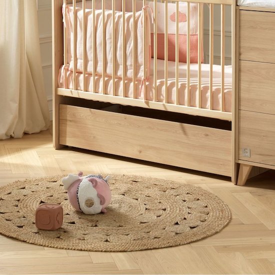 Chambre bébé trio little big bed 70x140cm + commode + armoire arty de  Sauthon meubles sur allobébé