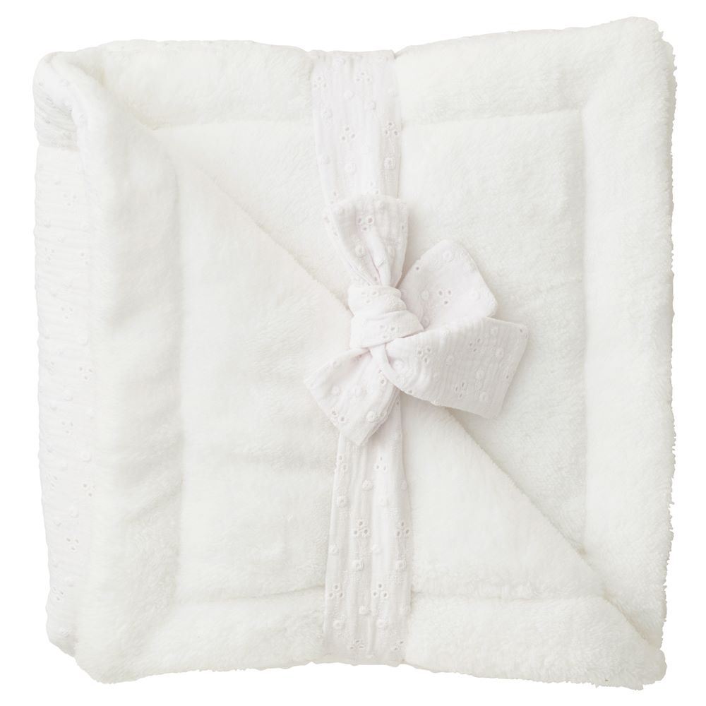 Couverture Luxe microfibre BLANC BB&Co