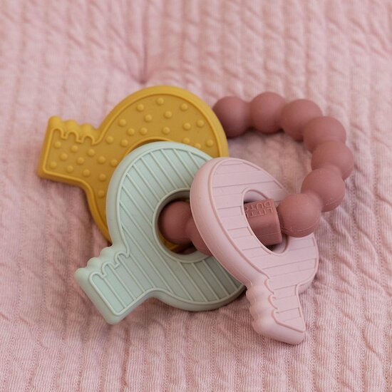 Little Dutch Jouet de dentition clefs Rose  Little Dutch Jouet de dentition clefs Rose
