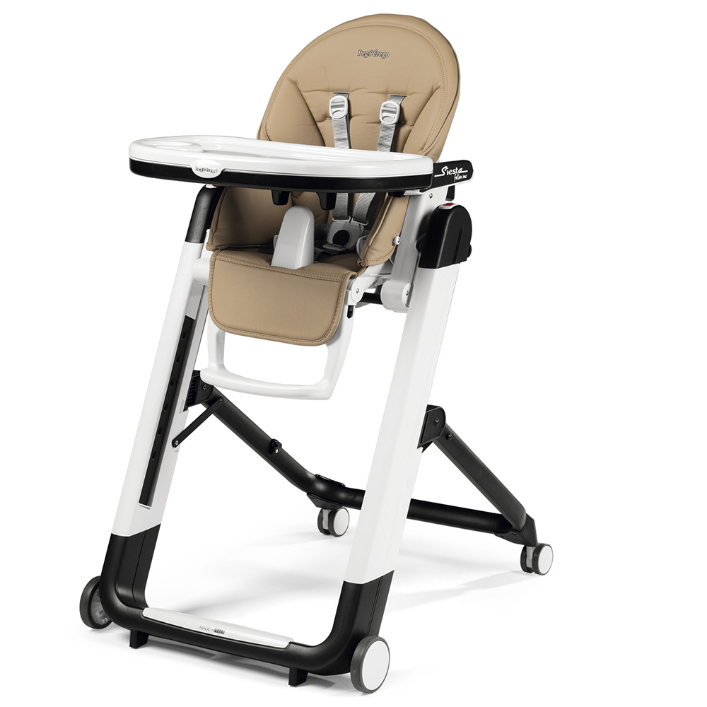 Chaise haute Siesta follow me BEIGE Peg Perego