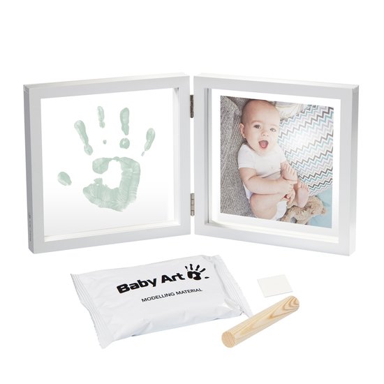 Kit Baby Art - Cadre empreinte 3 volets - My baby touch - Bois