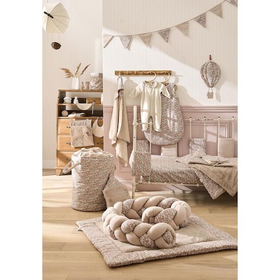 BB&Co Cape de bain + gant Afternoon Tea Biscuit/ Liberty 70x70 cm BB&Co Cape de bain + gant Afternoon Tea Biscuit/ Liberty 70x70 cm