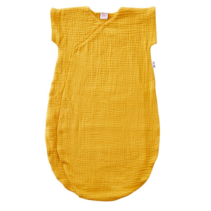 Gigoteuse d'été forme kimono double gaze JAUNE BB&Co