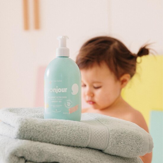 Monjour Gel lavant corps et cheveux Bleu 500ml Monjour Gel lavant corps et cheveux Bleu 500ml