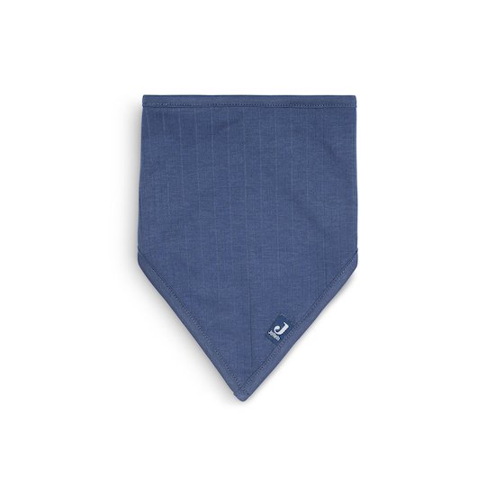 Jollein Lot de 2 Bavoir bandana Basic stripe Jeans blue  Jollein Lot de 2 Bavoir bandana Basic stripe Jeans blue