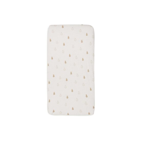 Jollein Drap-housse Jersey berceau Miffy Nougat  Jollein Drap-housse Jersey berceau Miffy Nougat
