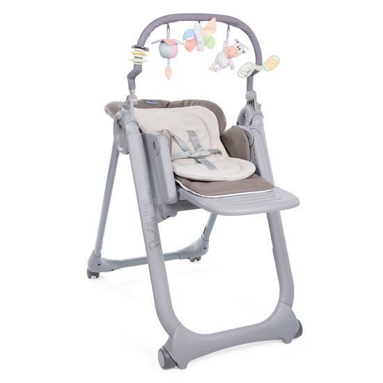 Chicco Chaise Haute Polly Magic Relax - 4 Roues Cocoa 