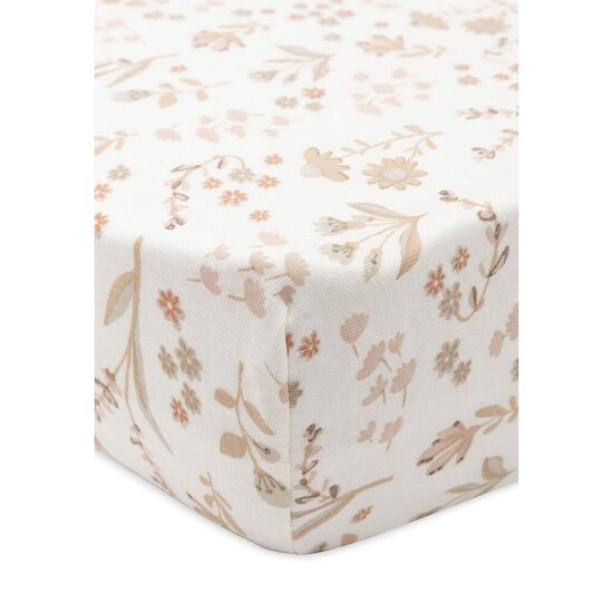 Jollein Drap-housse Jersey Bloomy Multicolor  Jollein Drap-housse Jersey Bloomy Multicolor