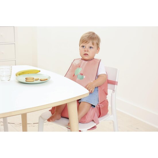 BabyToLove Lot de 2 bavoirs bi-matières Cactus Garden 