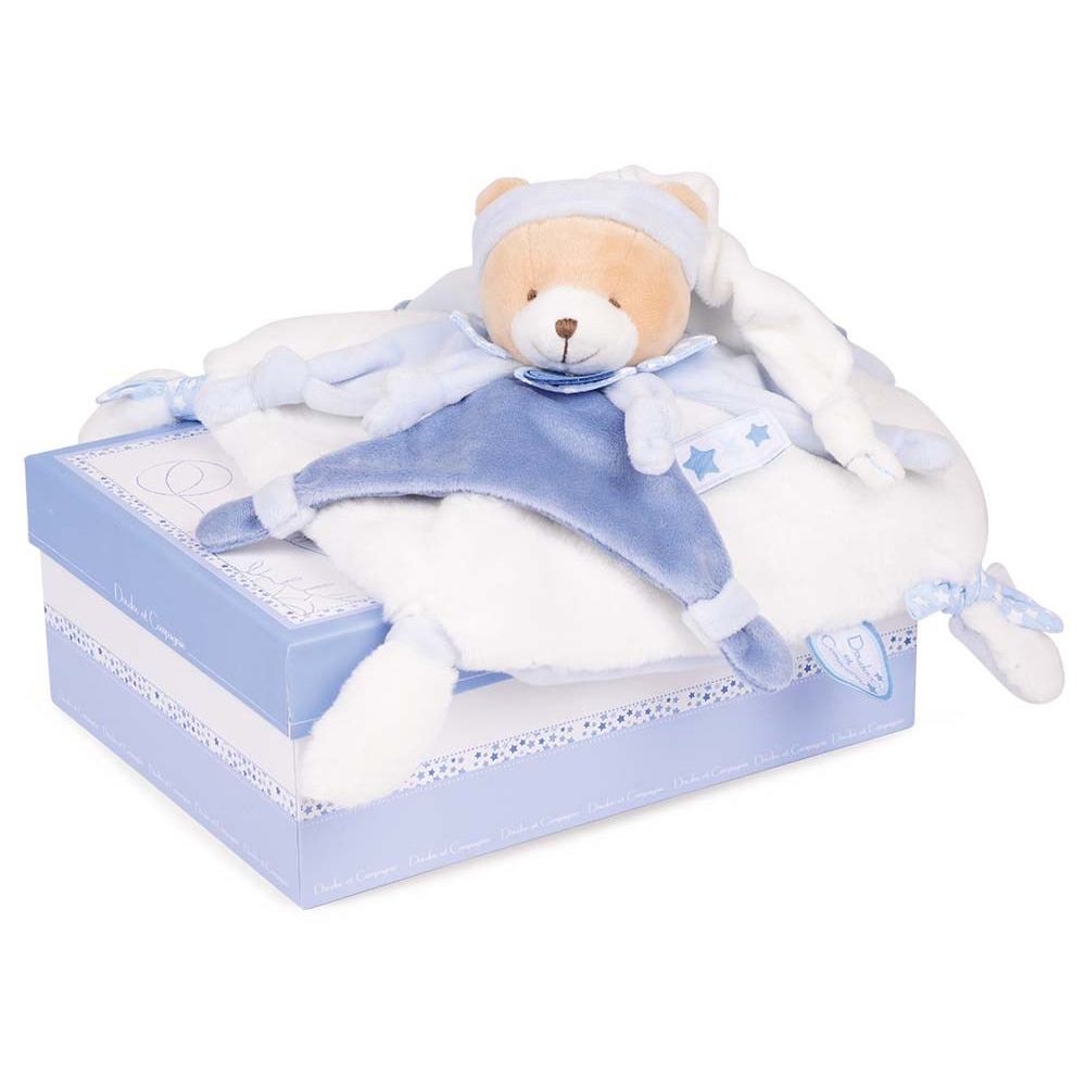 Doudou Ours Petit Chou BLEU Doudou & Compagnie