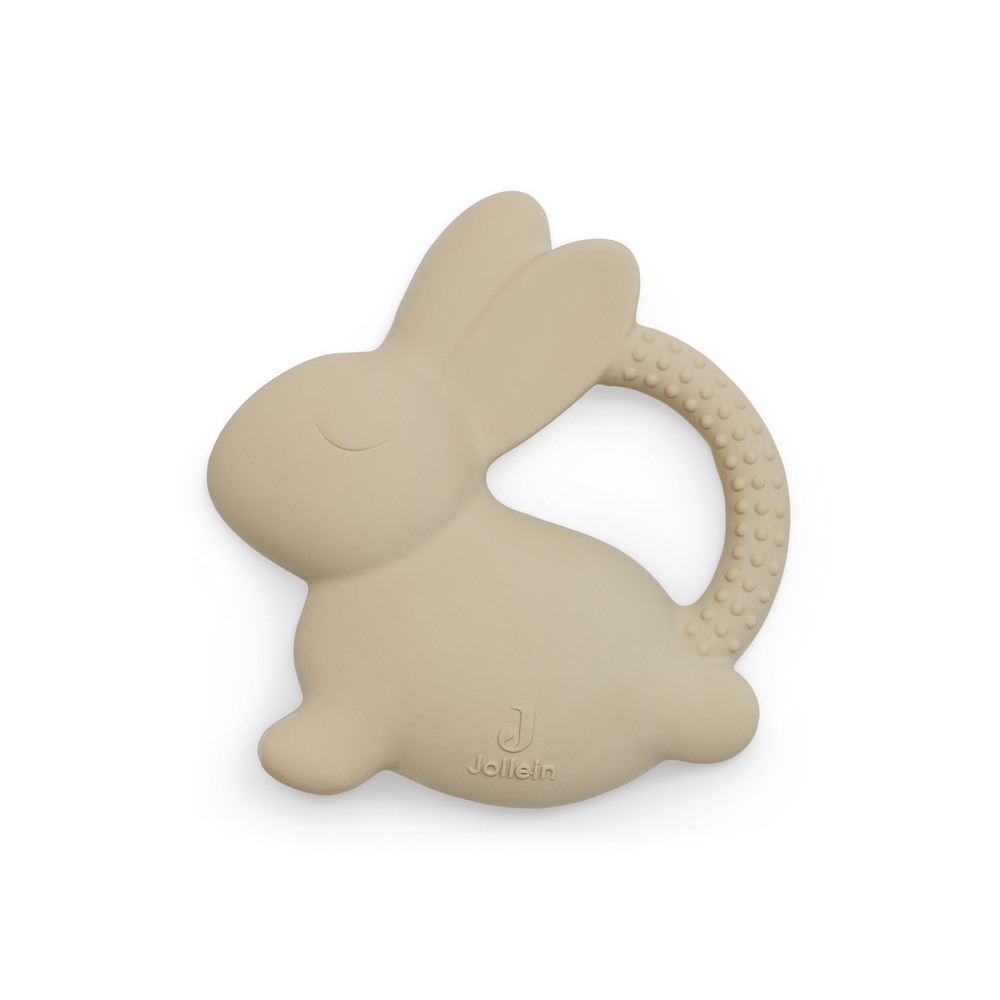 Anneau de dentition caoutchouc Bunny BEIGE Jollein