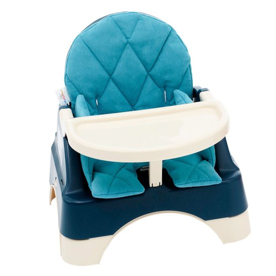 Rehausseur Chaise Haute Bleu Bébé Buki