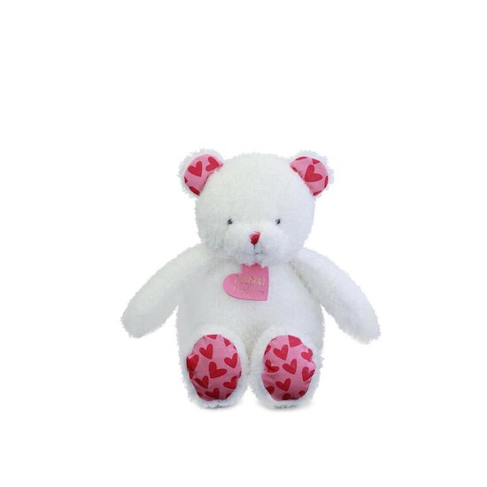 Doudou & Compagnie Doudou Ours Je t'aime en sac cadeau Blanc 25 cm Doudou & Compagnie Doudou Ours Je t'aime en sac cadeau Blanc 25 cm