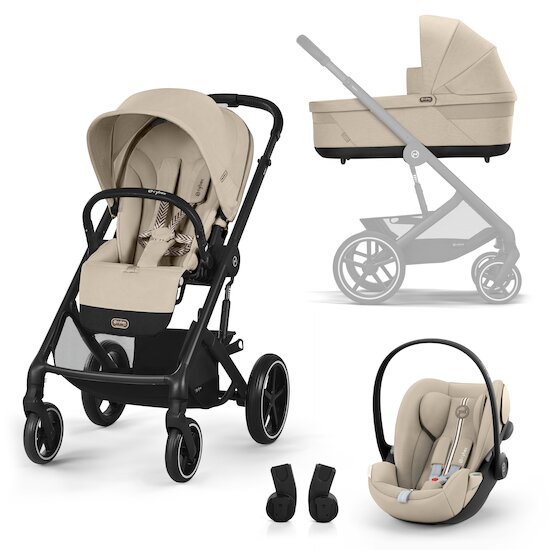 Cybex Pack Poussette Balios One Box plus Almond Beige  Cybex Pack Poussette Balios One Box plus Almond Beige