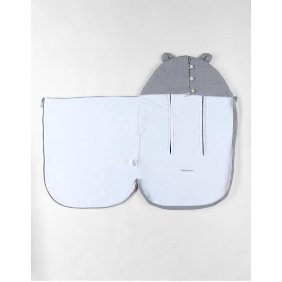 Noukie's Nid d'ange mousseline Mix & Match Smart Flowers Blanc 45x60 cm