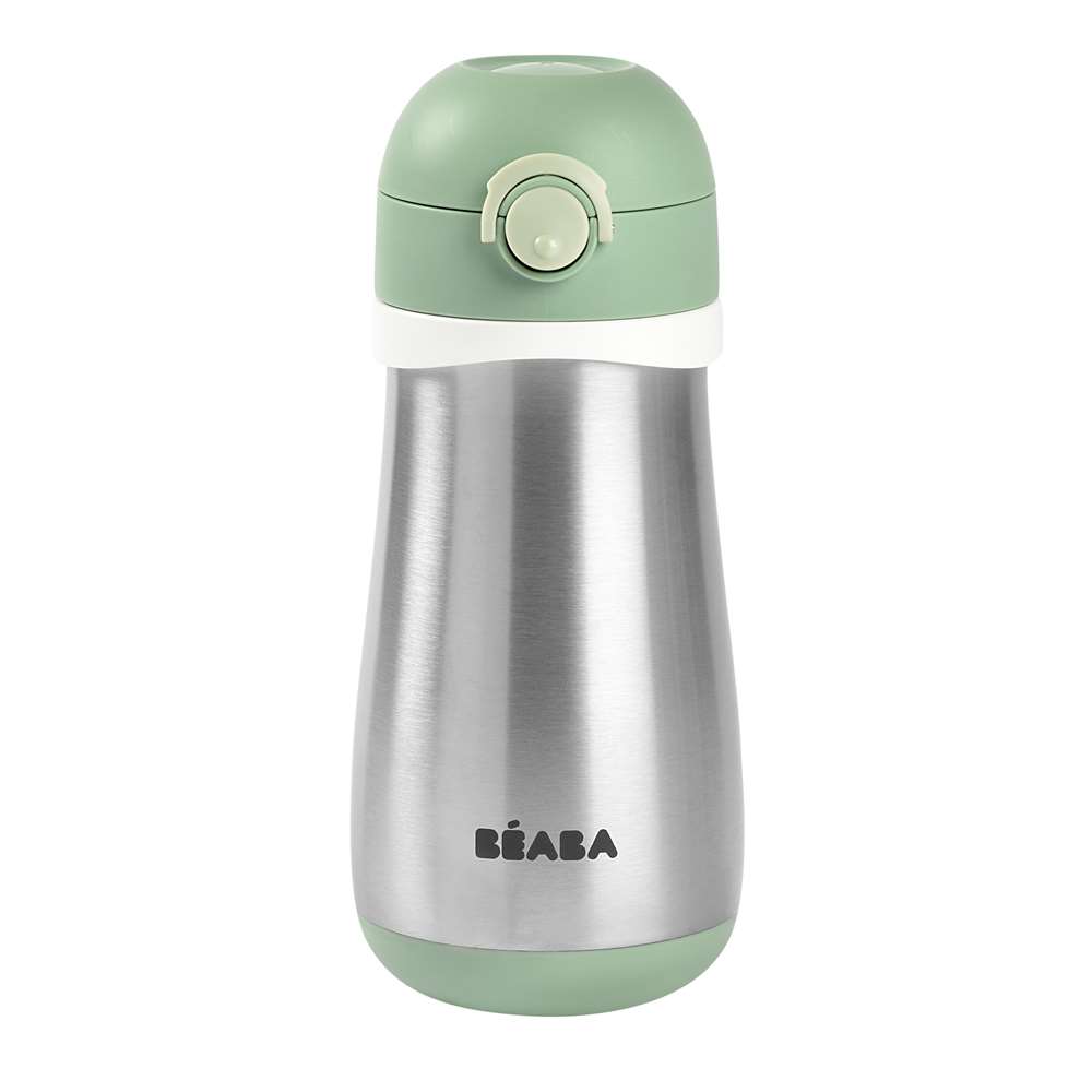 Gourde inox avec anse VERT Béaba