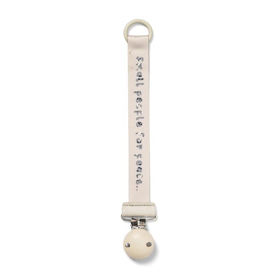 Elodie Détails Attache-tétine en Bois Small People For Peace Multicolore 