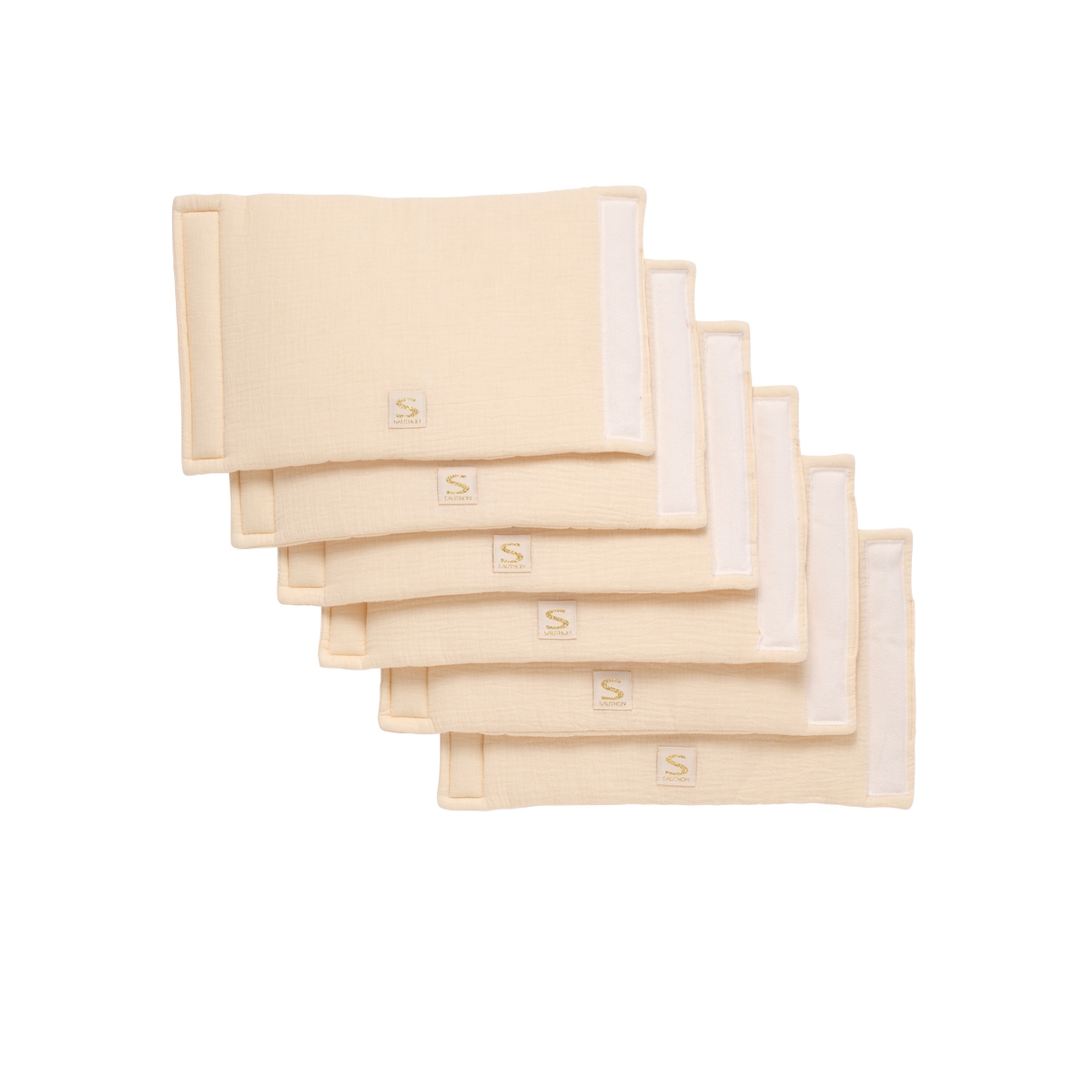Sauthon - 8 Protections de barreaux Uni Vanilla BEIGE Sauthon