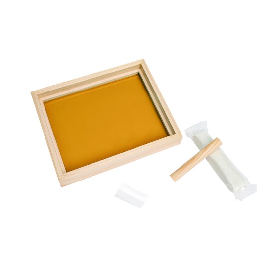 Baby Art Cadre bois Vert/Orange  Baby Art Cadre bois Vert/Orange